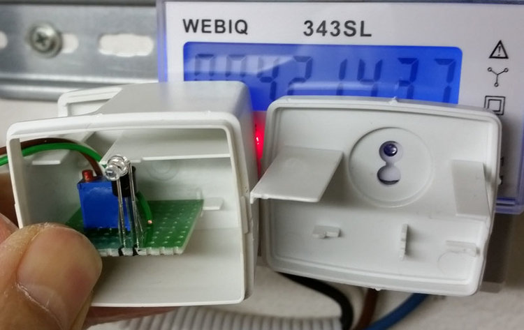 1wire pulssensor av en kass EliQ-sändare