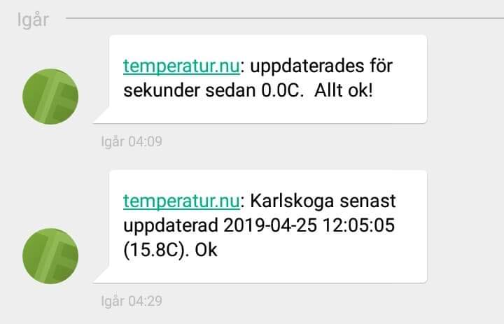 Skärmdump från telefon